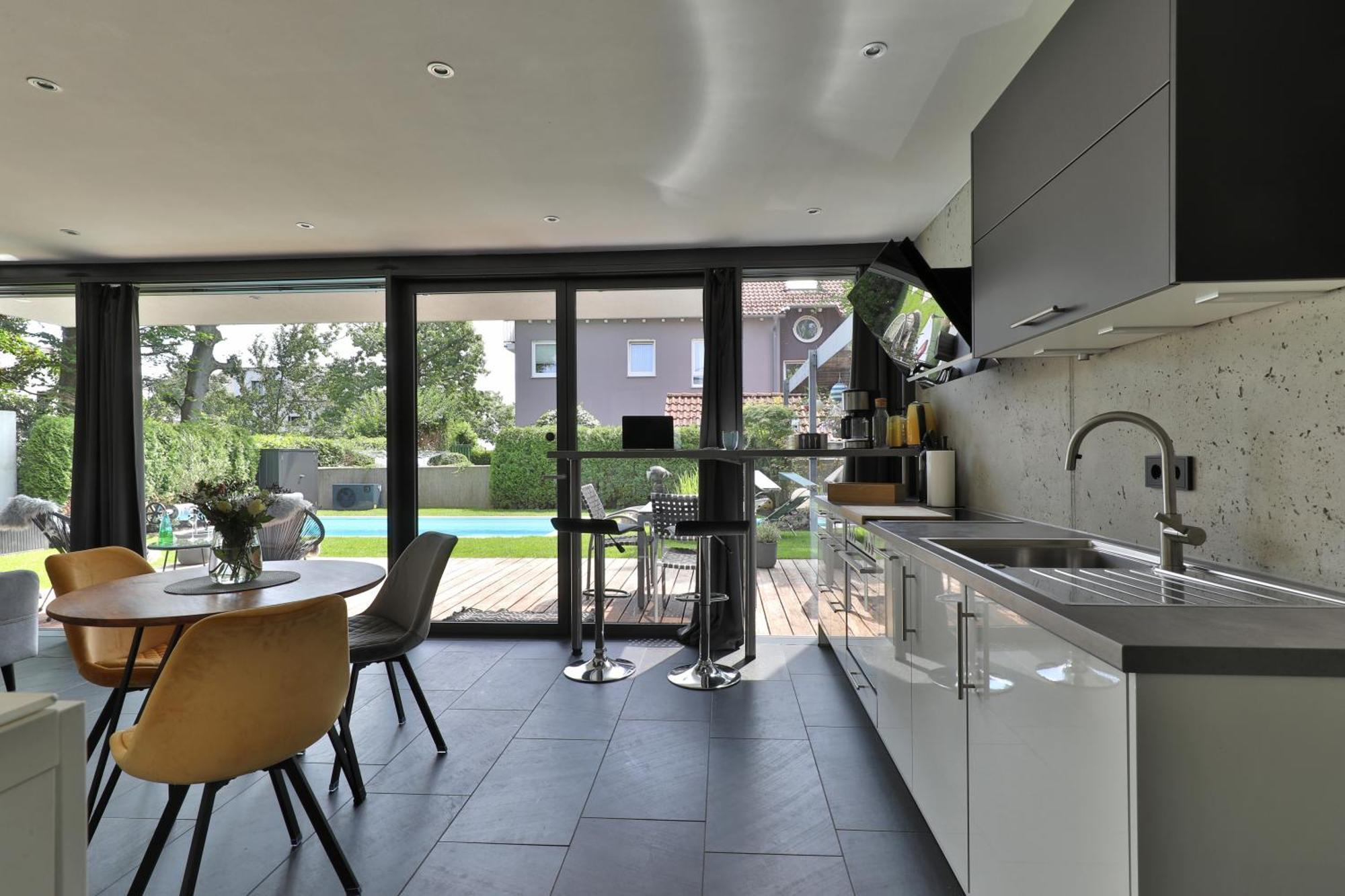 Modernes Studio-Apartment Gersthofen Esterno foto
