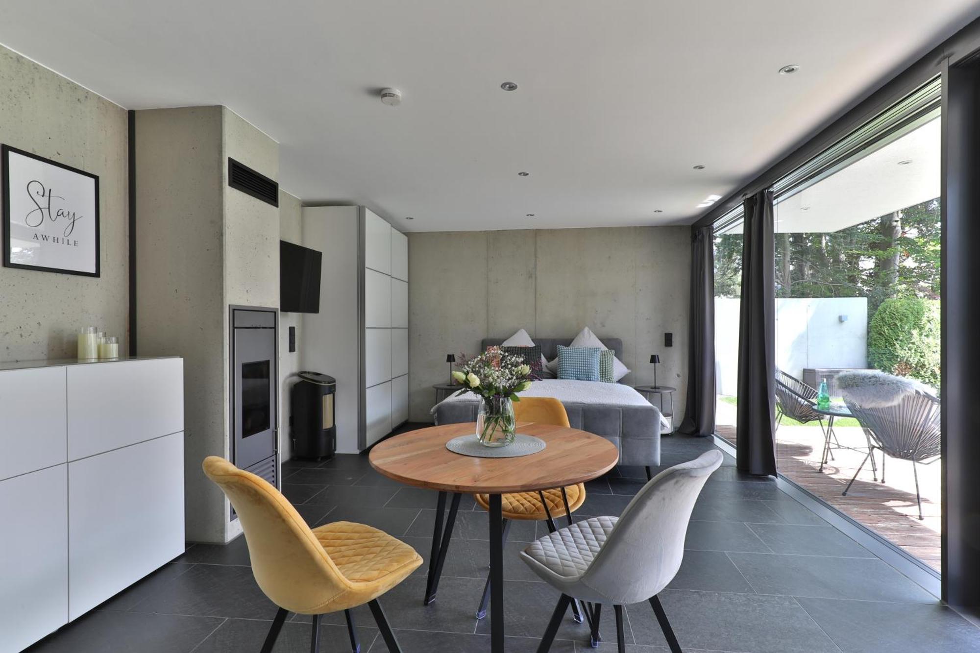 Modernes Studio-Apartment Gersthofen Esterno foto