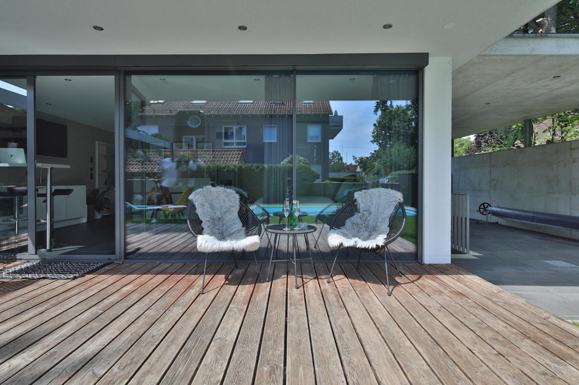 Modernes Studio-Apartment Gersthofen Esterno foto