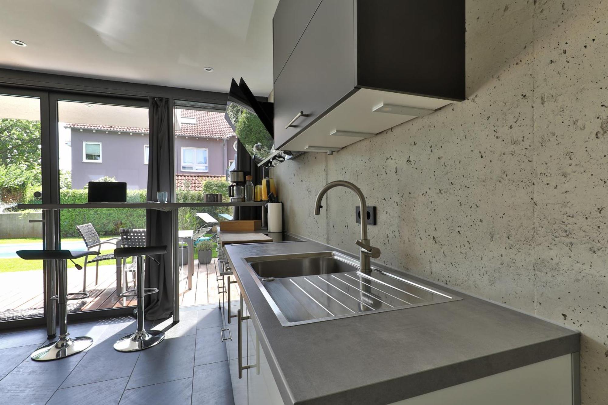Modernes Studio-Apartment Gersthofen Esterno foto