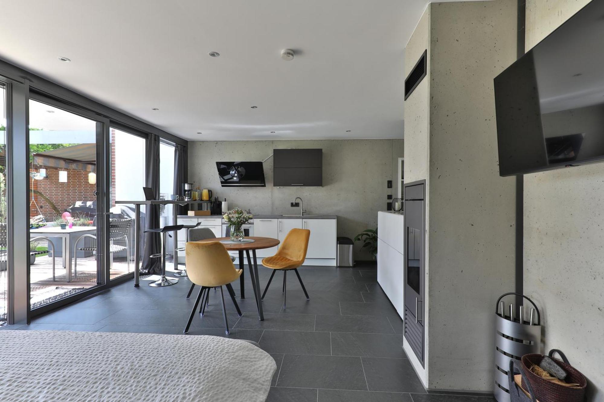 Modernes Studio-Apartment Gersthofen Esterno foto
