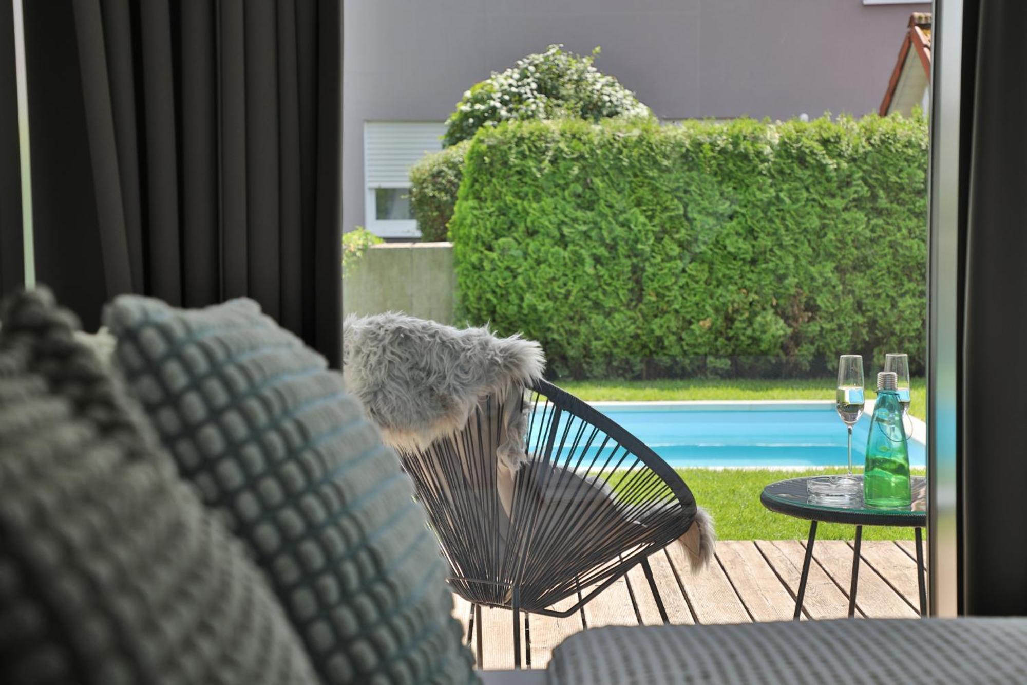 Modernes Studio-Apartment Gersthofen Esterno foto